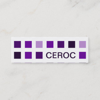 CEROC (モダン正方形) スキニー名刺