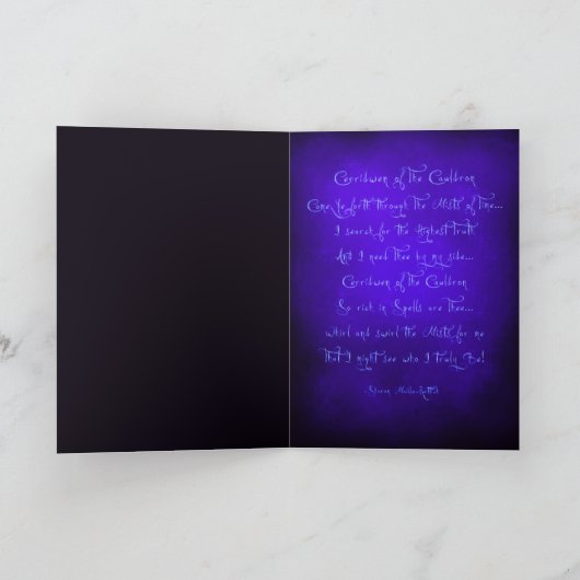 Cerridwen of the Cauldron Cards カード (内部)