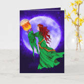 Cerridwen of the Cauldron Cards カード (黄色い花)