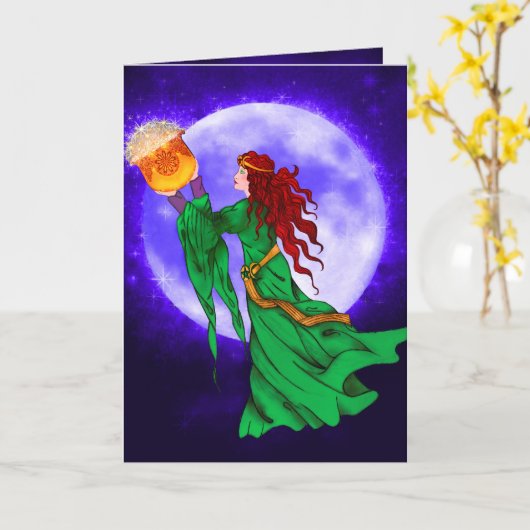 Cerridwen of the Cauldron Cards カード (黄色い花)