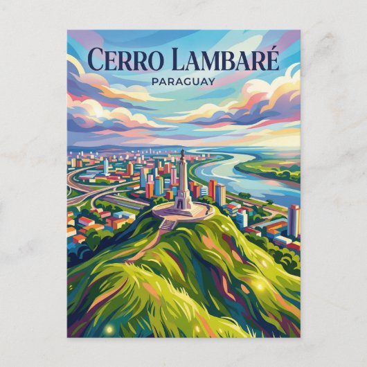 Cerro Lambaré Paraguay ポストカード (正面)
