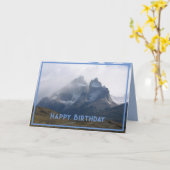 Cerro Paine Grande,山々,パタゴニア,チリ カード (黄色い花)