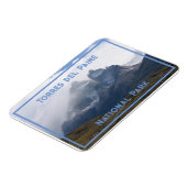 Cerro Paine Grande，山々，パタゴニア，チリ マグネット (左側)