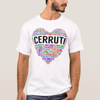 CERRUTI凡例ハート Tシャツ