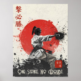 Certain Victory Traditional Karate Strike Art ポスター