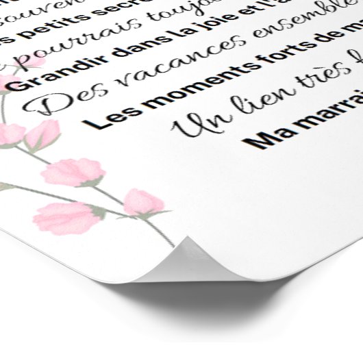 Certificat de Marraine ポスター (角)