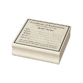 Certificate of Authenticity for Prints  ラバースタンプ (スタンプ)