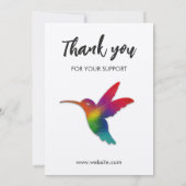 Certificate of Authenticity Limited Editionプリント カード (裏面)