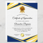 Certificate of Completion  (正面/裏面)