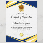 Certificate of Completion  (正面)