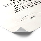 Certificate of Completion Print ポスター (角)