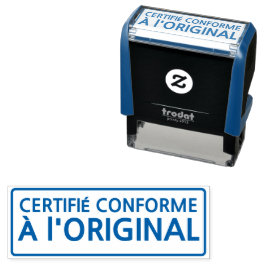 CERTIFIÉ CONFORME A l'ORIGINAL セルフインキングスタンプ