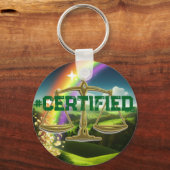 #CERTIFIEDキーチェーン キーホルダー (正面)