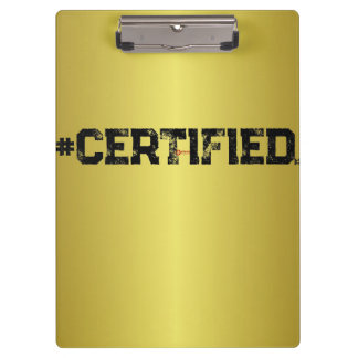 #CERTIFIED金ゴールドプランナー クリップボード