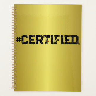 #CERTIFIED金ゴールドプランナー プランナー手帳