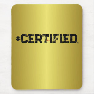 #CERTIFIED金ゴールド マウスパッド