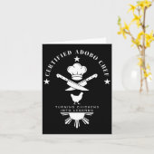 Certified Adobo Chef New Filino Graphics Statement カード (黄色い花)