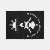 Certified Adobo Chef New Filino Graphics Statement フリースブランケット (正面(横))