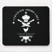 Certified Adobo Chef New Filino Graphics Statement マウスパッド (正面)