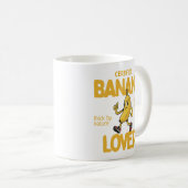 Certified Banana Lover Funny Fruit Joke Gift コーヒーマグカップ (正面右)