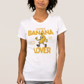 Certified Banana Lover Funny Fruit Pun Humor Tシャツ (正面)