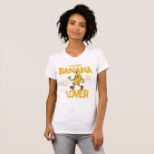 Certified Banana Lover Funny Fruit Pun Humor Tシャツ (正面フル)