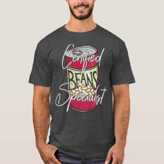 Certified Beans Specialist National 焼いた Bean Da Tシャツ