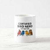 Certified Bird Nerd (Kid Edition) - Cute Birdwatch コーヒーマグカップ (中央)