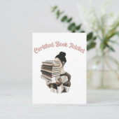 Certified Book Addict ポストカード (スタンド正面)
