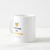 Certified Cat Distraction Funny Cat Mug コーヒーマグカップ (正面左)
