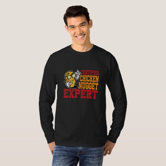 Certified Chicken Nugget Expert Tシャツ (正面フル)