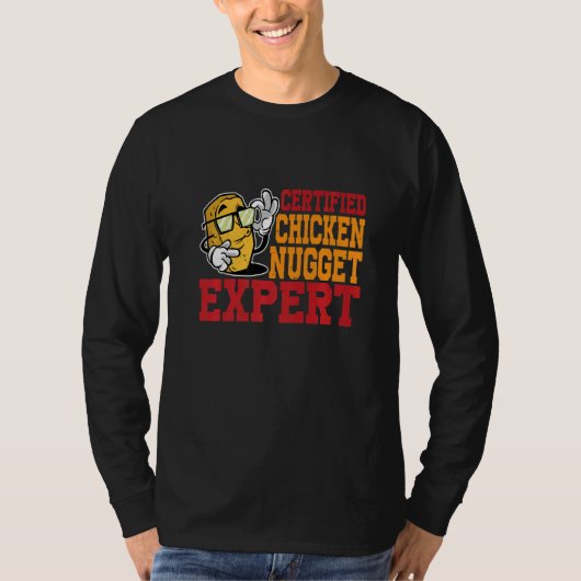 Certified Chicken Nugget Expert Tシャツ (正面)