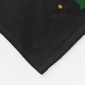 Certified Cookie Bandit, Funny Christmas Lights Ra フリースブランケット (角)