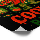 Certified Cookie Bandit, Funny Christmas Lights Ra ポスター (角)