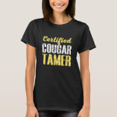 certified cougar tamer cougar hunter tシャツ (正面)