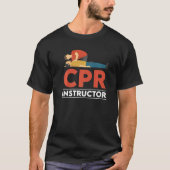 Certified CPR Instructor Outfit First Aid AED Trai Tシャツ (正面)