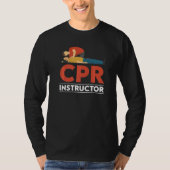 Certified CPR Instructor Outfit First Aid AED Trai Tシャツ (正面)