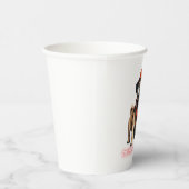 Certified Cuddle Expert Paper Cup – Cute Pug Party 紙コップ (右)
