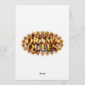 Certified Drama Queen 招待状 (裏面)