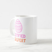 Certified Eggspert Easter Classic Mug コーヒーマグカップ (正面左)
