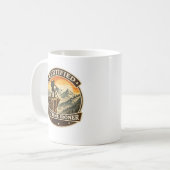 Certified Extreme Ironer Mountain Adventure Mug コーヒーマグカップ (正面左)