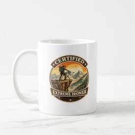 Certified Extreme Ironer Mountain Adventure Mug コーヒーマグカップ