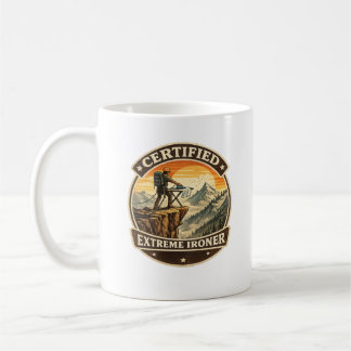 Certified Extreme Ironer Mountain Adventure Mug コーヒーマグカップ