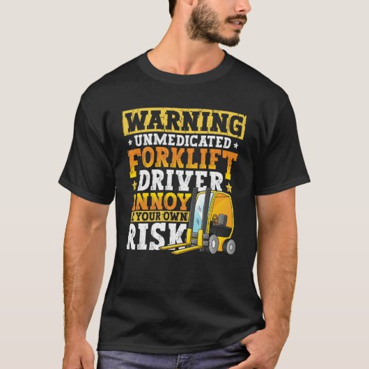 Certified Forklift Operator Forklift Driver Quote  Tシャツ (正面)