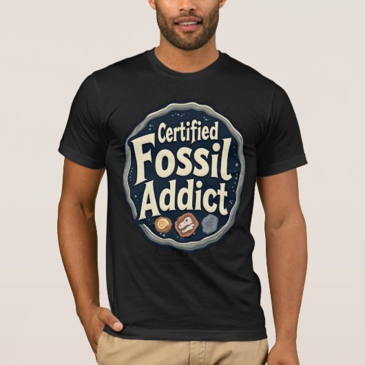 Certified Fossil Addict Tシャツ (正面)