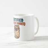 Certified Frenchie Burrito Sticker コーヒーマグカップ (正面右)