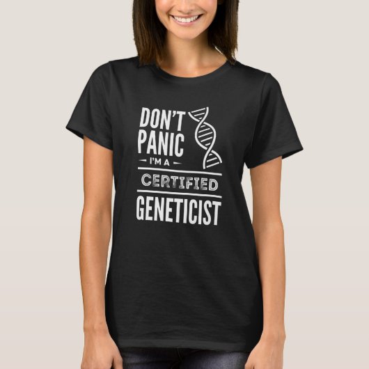 Certified Genetics Genetics Medical Biologist Ap Tシャツ (正面)