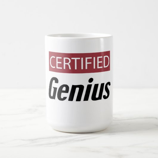 Certified Genius コーヒーマグカップ (中央)