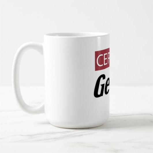 Certified Genius コーヒーマグカップ (左)