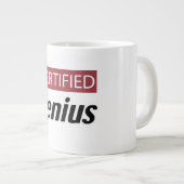 Certified Genius ジャンボコーヒーマグカップ (正面右)